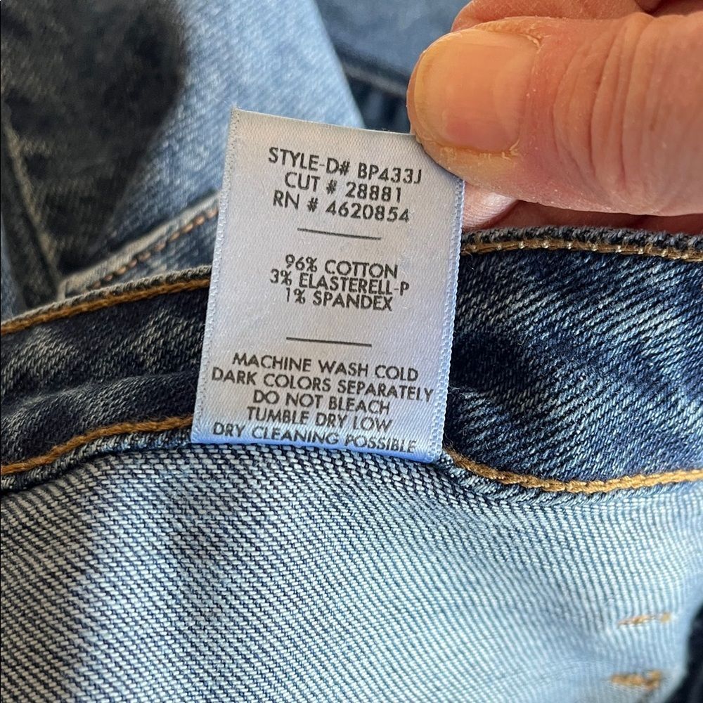 Just Black Denim The Sailor Pocket Wide Leg in Dark Denim Sz 29 USA - Picture 10 of 12